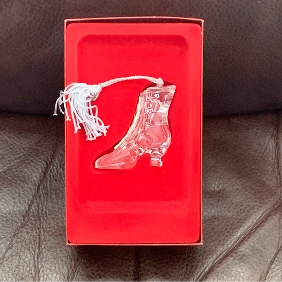 NIB - Lenox Turn of the Century Boot Pave Jewels Crystal Shoe Ornament - Picture 2 of 15